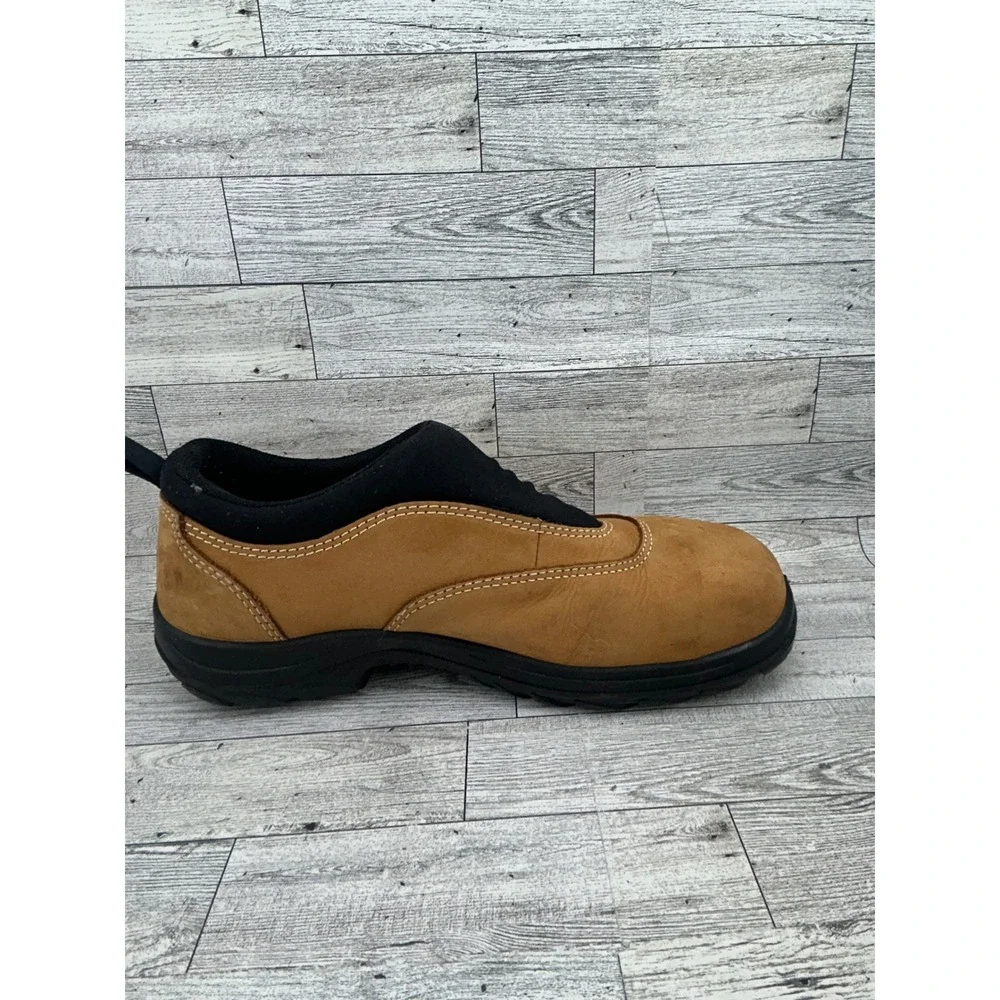 Oliver Bootmakers Since 1887 Tan Suede Slip On Safety Toe Work Shoes‎ Men Sz 13